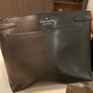 Large black kate spade purse, gently used